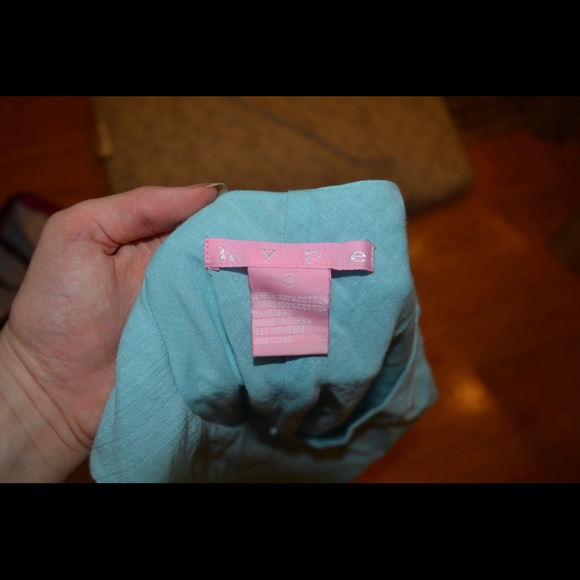 EUC Hype Baby Blue Tank Top Faux Wrap Dress - Picture 8 of 8